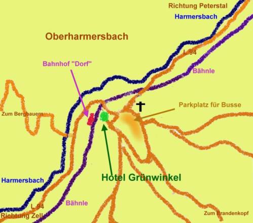 Der Weg zum Hotel